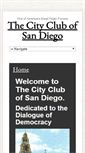 Mobile Screenshot of cityclubofsandiego.com