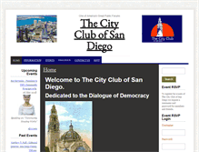 Tablet Screenshot of cityclubofsandiego.com